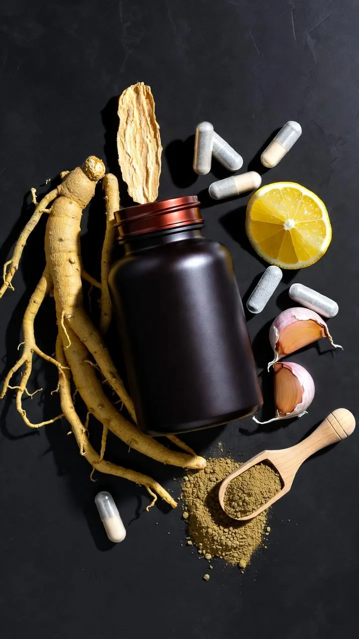 Suplemento natural Erisil Plus con L-arginina y ginseng para mejorar la calidad eréctil